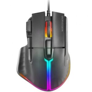 Ratón Gaming Mars Gaming MM-XT/ Hasta 12800 DPI/ Negro